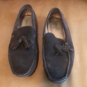 Italian leather tassels loafers